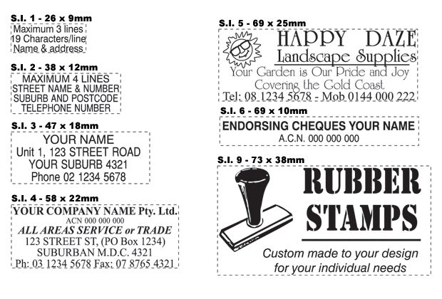 Rubber Stamps Rubber Stamps